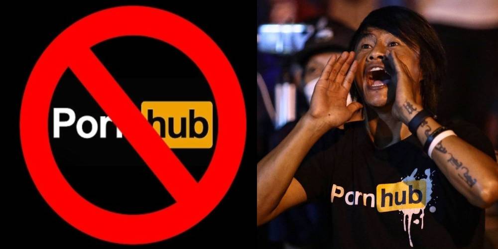 強迫老司機下車的暴政？！泰國政府宣布封鎖 Pornhub 等 190 個情色網站，引發民眾上街高舉強壯人民的「法槌」抗議！