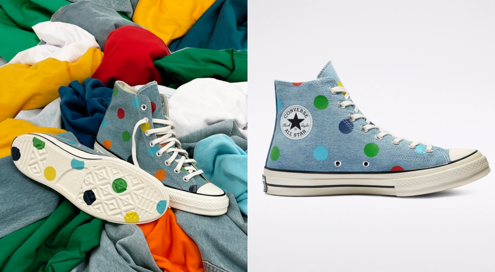 薪水小偷又一雙！CONVERSE 聯手 GOLF WANG 推出全新聯名 CHUCK 70，彩色波點可愛度爆棚！