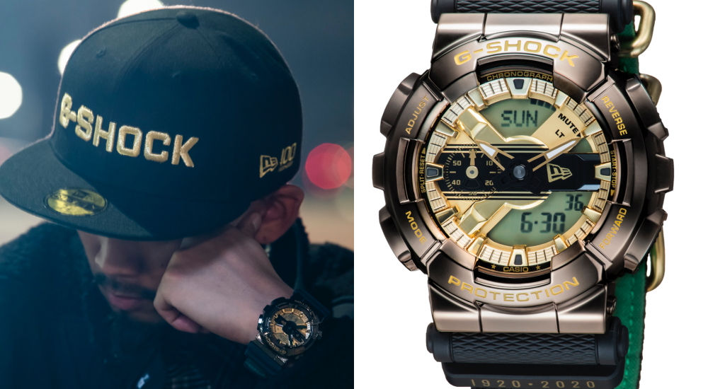 歡慶創立 100 週年！NEW ERA 再度攜手 G-SHOCK 打造聯名錶款，黑金配色質感炸裂！