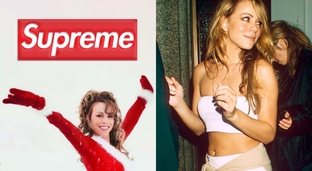 這操作太應景！Supreme 將於聖誕節打造「Mariah Carey 經典人像 T-shirt」，超驚喜聯乘嗨翻潮流粉