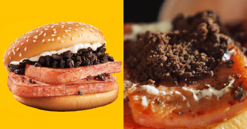 首創「甜漢堡」將強勢攻佔漢堡界！甜鹹合體迸出新滋味，麥當勞推出全新 Oreo x 午餐肉漢堡！