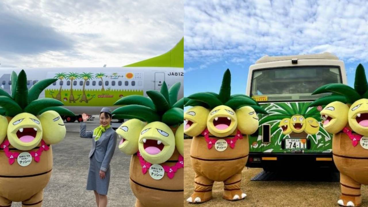 日本航空結合 Pokémon！主題式飛機、公車給你滿滿「椰蛋樹」，還送紀念品讓大家感受熱帶氣息