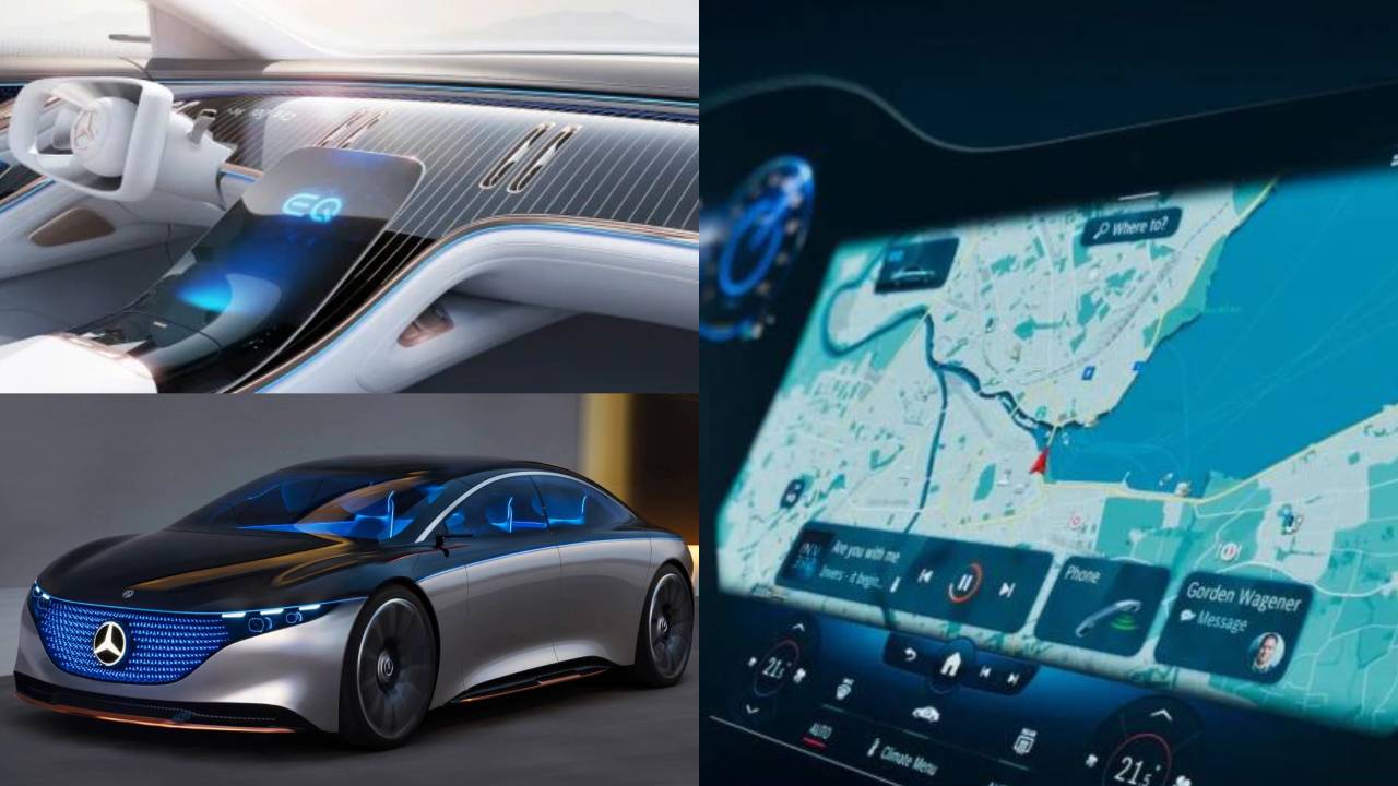 完全被這台科幻車吸引！Mercedes-Benz EQS 智能儀表板曝光，影音娛樂讓「AI 人工智慧」幫你搞定！