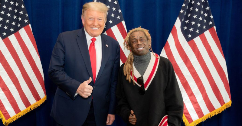 當初幫你站台不是站假的！卸任前的頂級餞別禮，Lil Wayne「十年聯邦重罪」竟獲川普慷慨赦免！