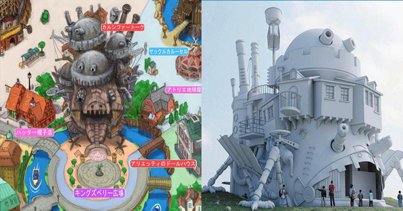 最強打卡景點誕生！童年幻想不再是夢，「吉卜力主題樂園」最受注目《霍爾的移動城堡》實景露出！