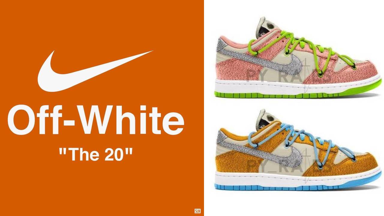 「The 20」居然長這樣？！曝光 Off-White x Nike 最新聯名，Virgil Abloh 將用超火鞋款打造「劃時代作品」！