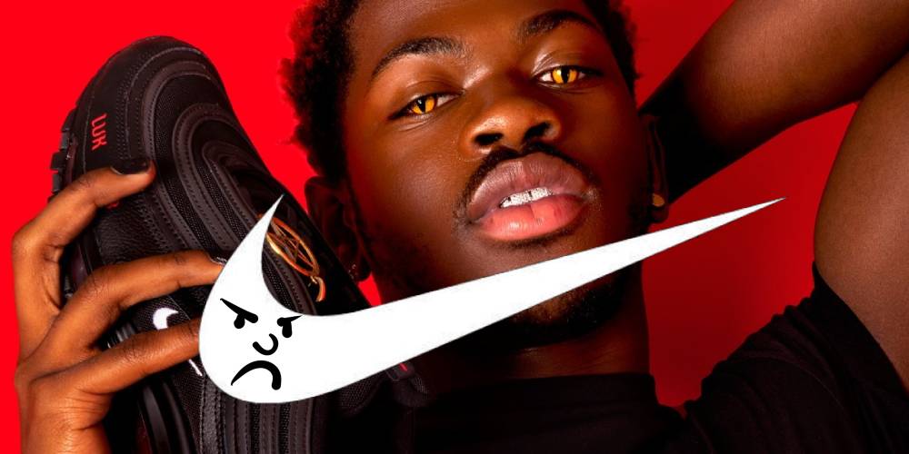 連 Travis Scott 都不敢得罪！Nike 正式控告Air MAX 97 撒旦鞋，Lil Nas X 不屌警告還發文開嘲諷！