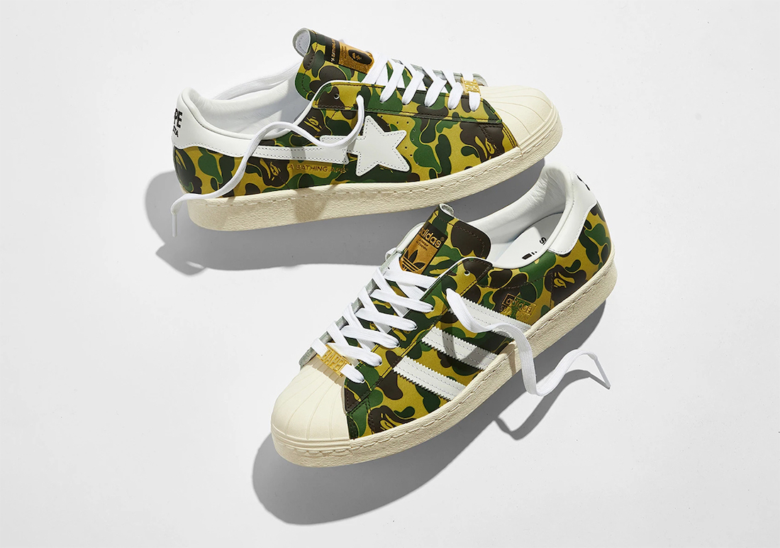 把你燒到重傷！BAPE x adidas Superstar「Green Camo」即將販售！