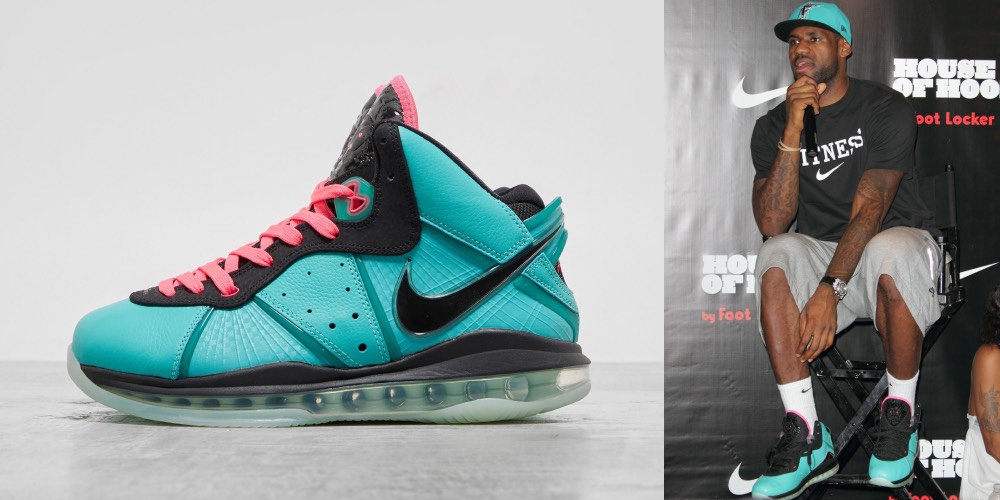 曾經最具爭議的火燙鞋款！Nike LeBron 8 「南灣配色」重出江湖，睽違十年強勢回歸！