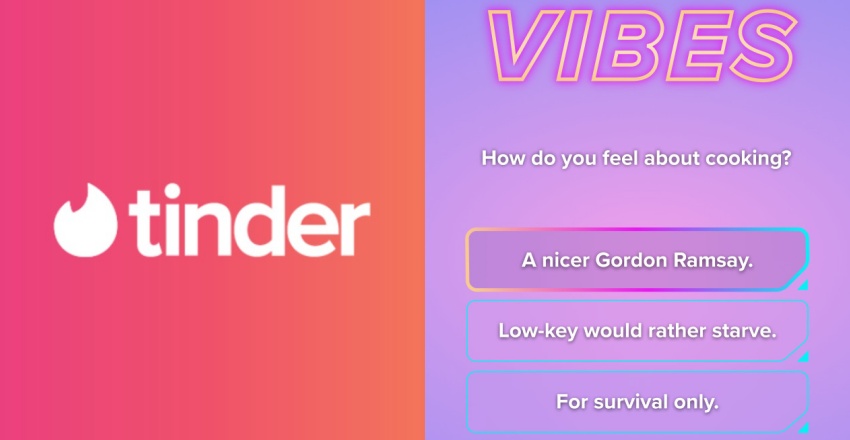 開頭不要再只會說嗨！ Tinder 新功能 Vibes 幫你化解配對尷尬！
