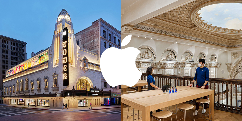 只有蘋果才能超越蘋果！APPLE 設計實體店復甦洛杉磯劇院，新舊並存的科技前衛空間！