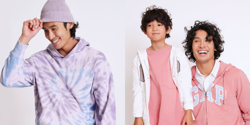 Gap 全新「SWEET SWEAT冰淇淋系列」席捲你的秋冬時尚 ! 用藍紫氣息渲染你衣櫃的青春色彩！