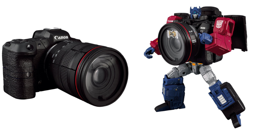 你的攝影朋友很需要這個酷東西！！Canon EOS R5 x 變形金剛柯博文！
