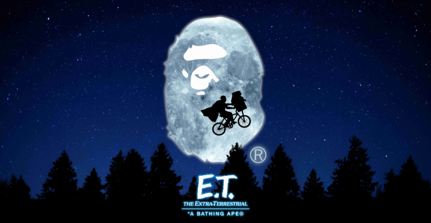 【A BATHING APE® × E.T. 聯乘系列】9 月 10 日 飛往滿載童年的純真回憶！