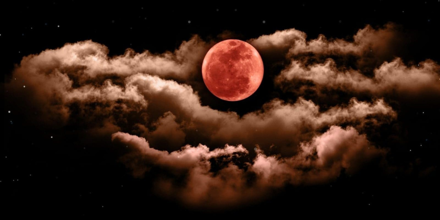 就是現在！抬頭看天空！「月全食掩天王星」血月高懸夜空一小時！