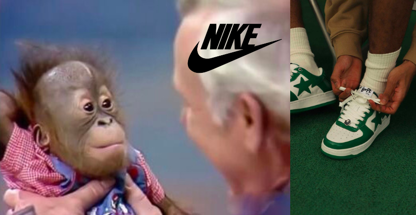 Nike 真的凍未條！開春怒告 BAPE STA 侵權多鞋款，並非「猿」創！