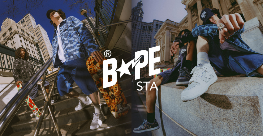全新 BAPE® SK8 STA 邀你暢遊都市，自在滑行！