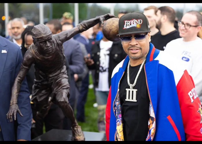 76 人揭 Allen Iverson 雕像，尺寸「太迷你」，球迷傻眼：不忍直視