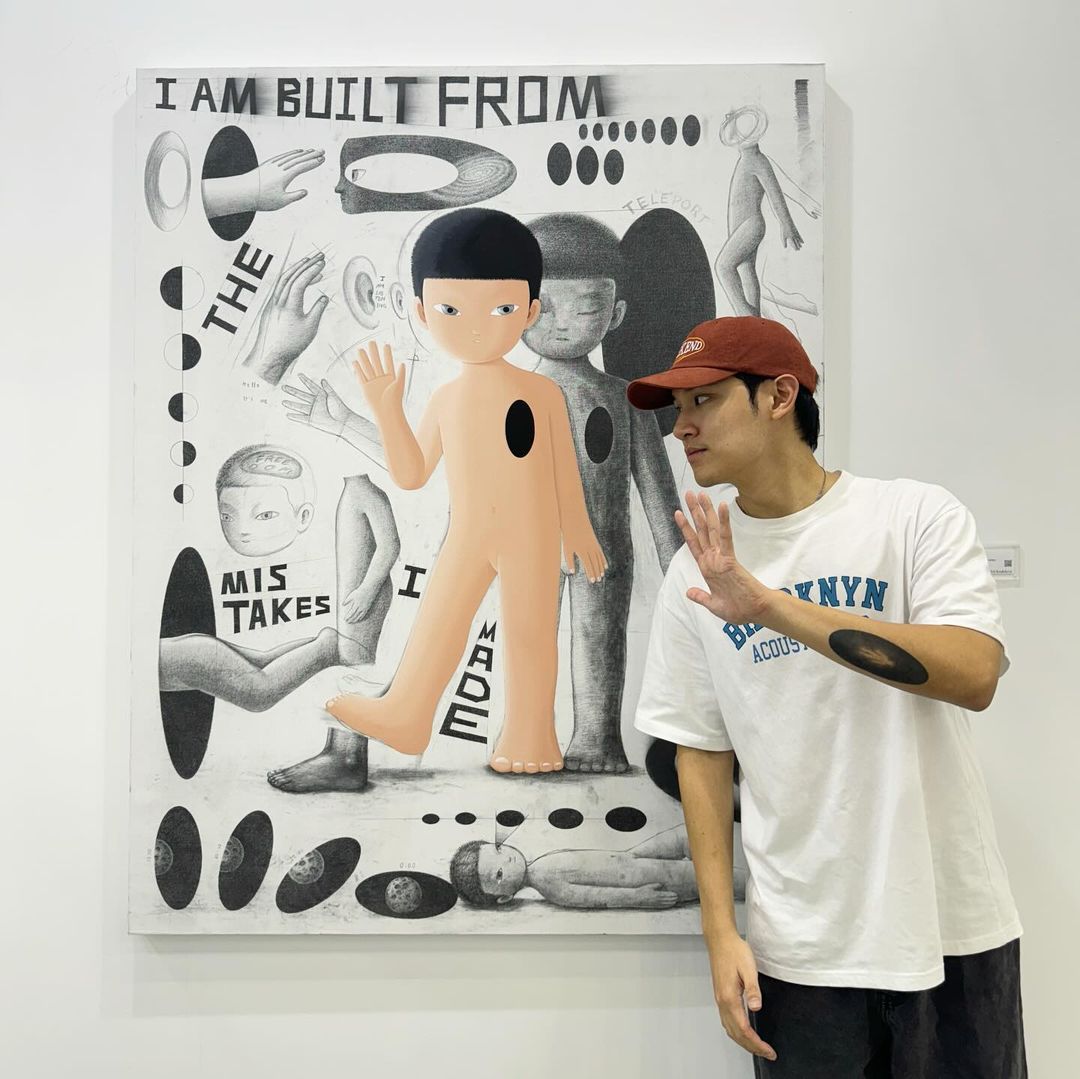 泰國炙手可熱的高顏值當代藝術家 Gongkan 也愛聽 KPOP？全新創作風格首次嘗試便展示於 2024 台北當代藝術博覽會！