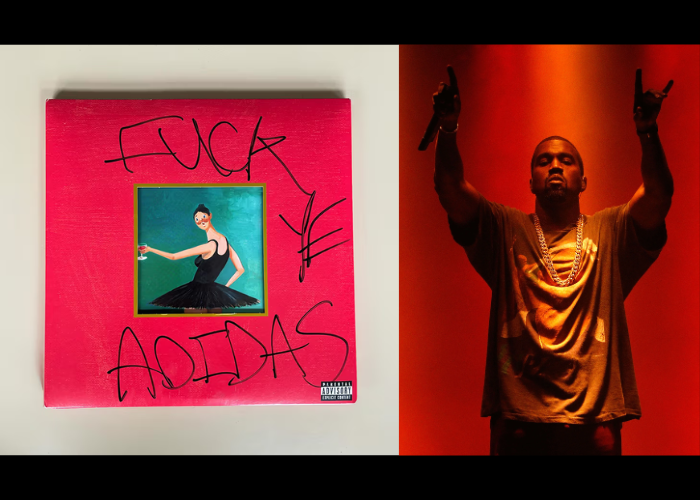 Ye 親筆簽名「F*ck adidas」黑膠，預計拍賣價破千萬！？