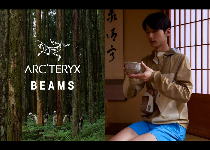 BEAMS 聯乘 Arc’teryx 第四彈合作企劃！灌注和風哲學「NAGOMI」