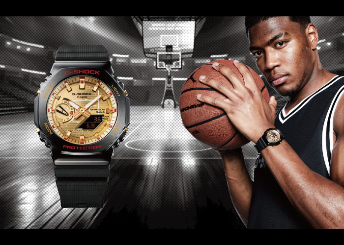 G-SHOCK 四度攜手 NBA 球星八村壘打造聯名腕錶原創黑武士 logo 加持燃燒熱血籃球夢